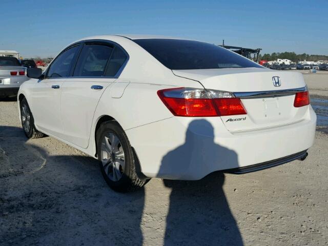 1HGCR2F34EA241076 - 2014 HONDA ACCORD LX WHITE photo 3