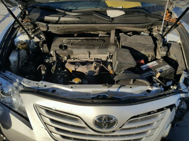 4T1BE46K99U340422 - 2009 TOYOTA CAMRY BASE SILVER photo 7