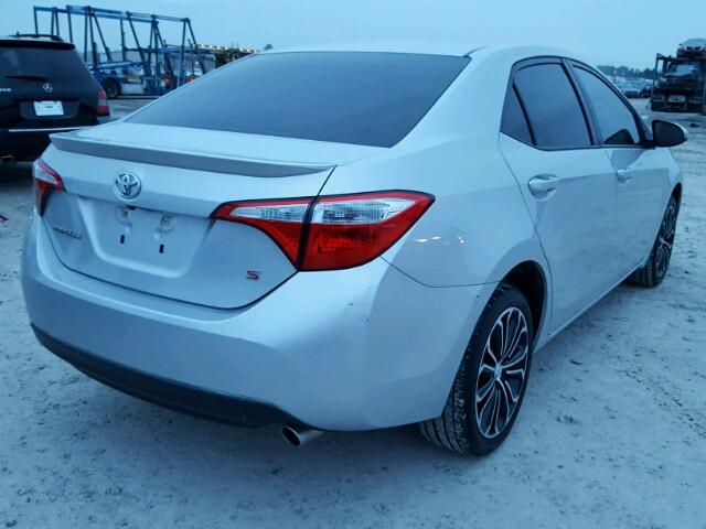 5YFBURHE2EP071585 - 2014 TOYOTA COROLLA L GRAY photo 4