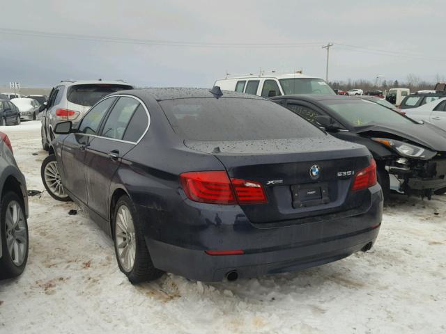 WBAFU7C56DDU70897 - 2013 BMW 535 XI Көк фото 3