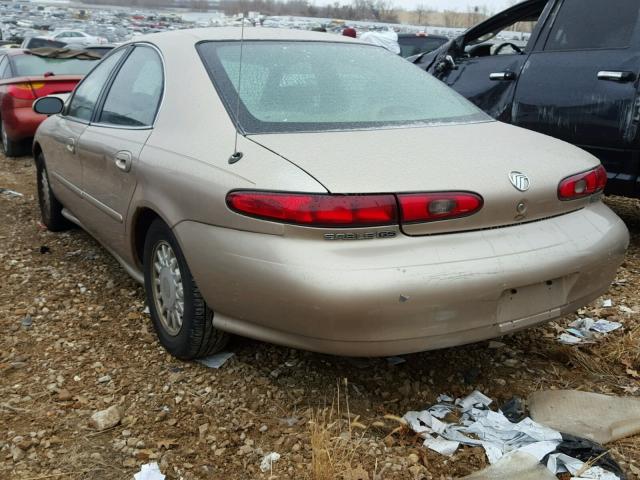 1MEFM50U4WA622830 - 1998 MERCURY SABLE GS TAN photo 3