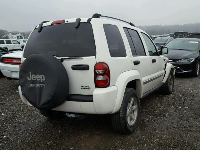 1J4GL58K55W522601 - 2005 JEEP LIBERTY LI WHITE photo 4