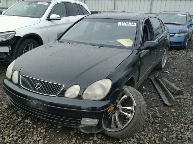 JT8BH68X6W0003062 - 1998 LEXUS GS 400 BLACK photo 2