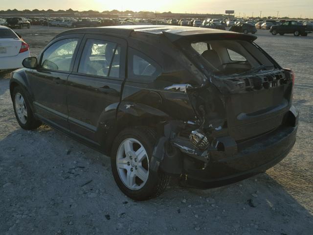 1B3HB48B97D264123 - 2007 DODGE CALIBER SX BLACK photo 3