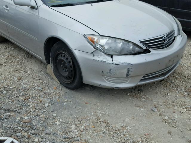 4T1BE30K86U158175 - 2006 TOYOTA CAMRY LE SILVER photo 9