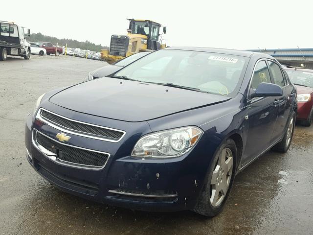 1G1ZJ577584240632 - 2008 CHEVROLET MALIBU 2LT BLUE photo 2