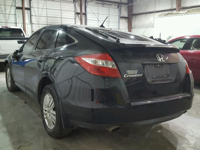 5J6TF3H53CL000049 - 2012 HONDA CROSSTOUR BLACK photo 3