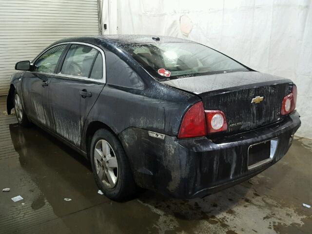 1G1ZG57B88F285085 - 2008 CHEVROLET MALIBU LS შავი ფოტო 3