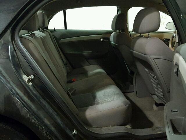 1G1ZG57B88F285085 - 2008 CHEVROLET MALIBU LS შავი ფოტო 6