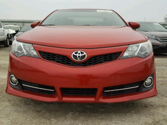 4T1BF1FK3EU732060 - 2014 TOYOTA CAMRY L RED photo 9