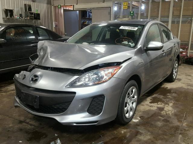 JM1BL1U74D1847312 - 2013 MAZDA 3 I SILVER photo 2