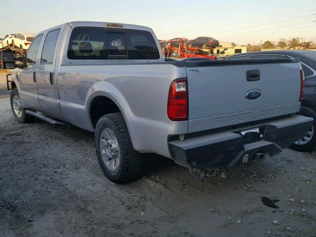 1FTWW30R78EA65256 - 2008 FORD F350 SRW S SILVER photo 3