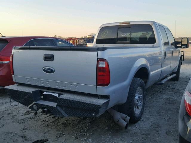 1FTWW30R78EA65256 - 2008 FORD F350 SRW S SILVER photo 4