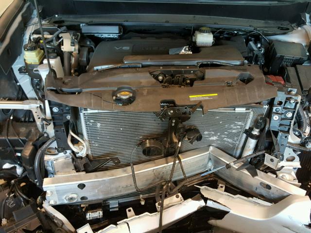 5N1DR2MN4HC633048 - 2017 NISSAN PATHFINDER SILVER photo 7