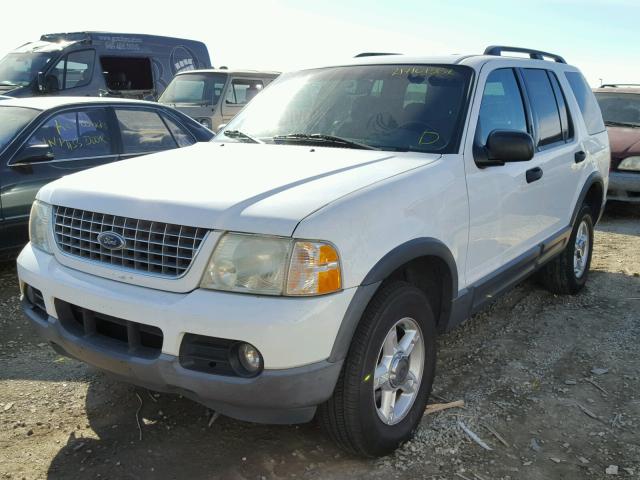 1FMZU63K93UC67495 - 2003 FORD EXPLORER X WHITE photo 2