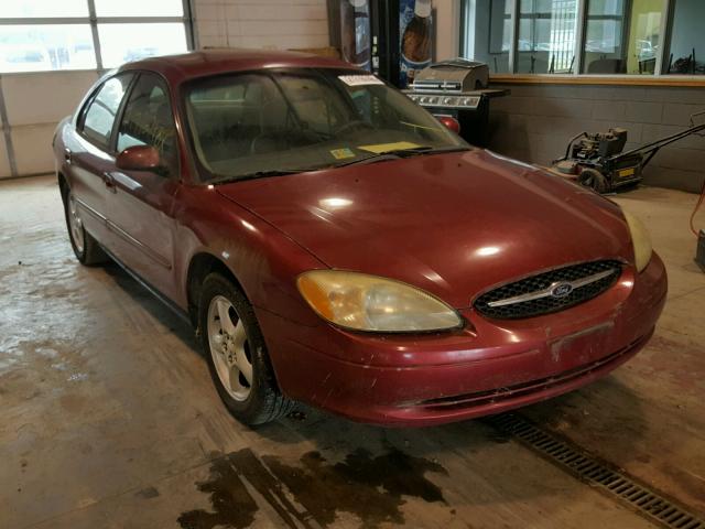 1FAFP55U81G282711 - 2001 FORD TAURUS SES MAROON photo 1