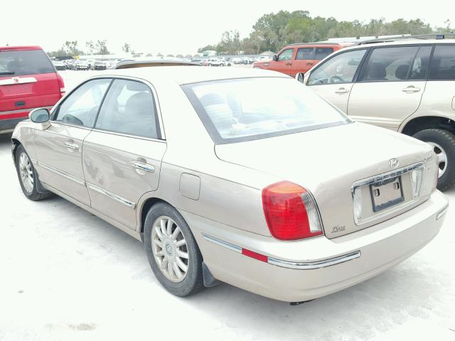 KMHFU45E65A405884 - 2005 HYUNDAI XG 350 GOLD photo 3