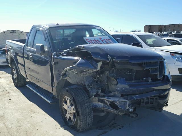 1FTRF14V86NB06676 - 2006 FORD F150 BLUE photo 1