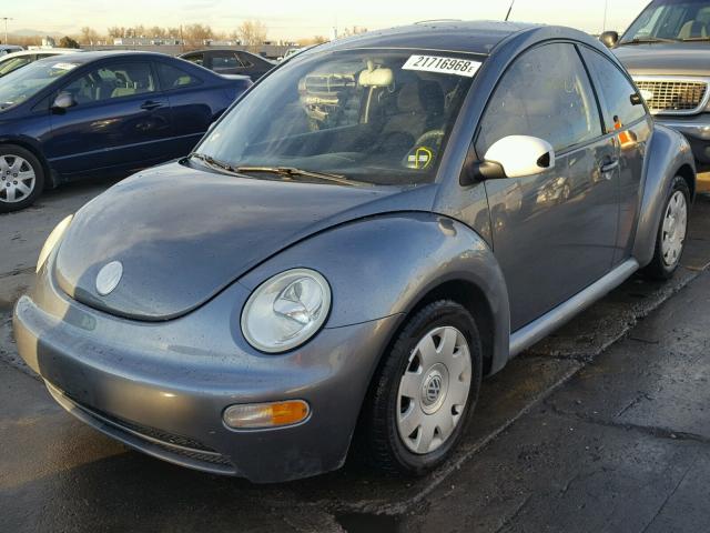 3VWBK21C03M433873 - 2003 VOLKSWAGEN NEW BEETLE GRAY photo 2