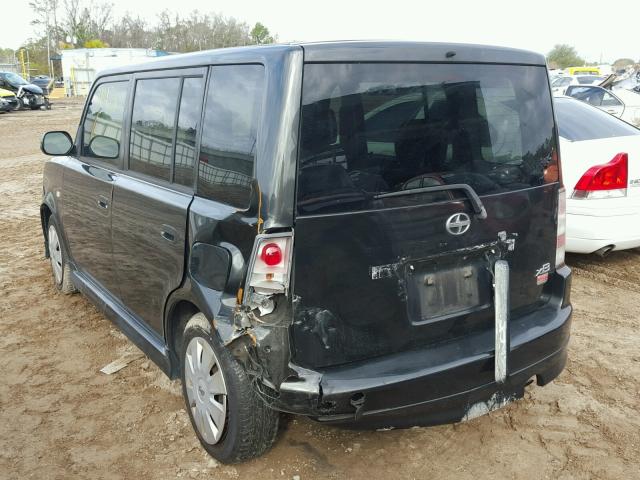 JTLKT324X64104681 - 2006 TOYOTA SCION XB BLACK photo 3