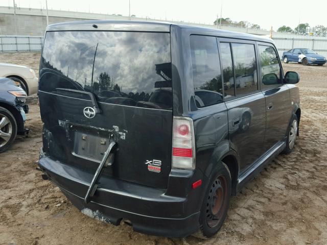 JTLKT324X64104681 - 2006 TOYOTA SCION XB BLACK photo 4