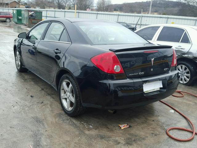 1G2ZH58N574171105 - 2007 PONTIAC G6 GT BLACK photo 3