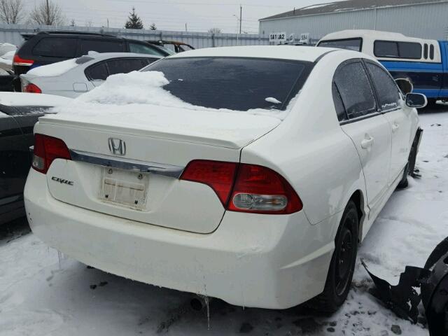 2HGFA1E09AH025970 - 2010 HONDA CIVIC EXL 白色 照片 4