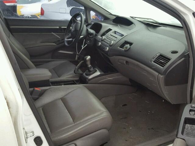 2HGFA1E09AH025970 - 2010 HONDA CIVIC EXL 白色 照片 5