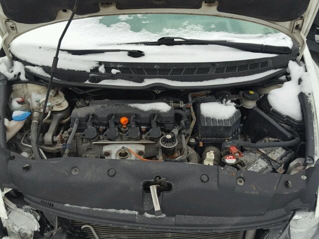 2HGFA1E09AH025970 - 2010 HONDA CIVIC EXL 白色 照片 7