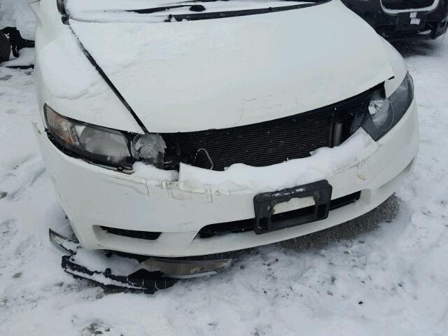 2HGFA1E09AH025970 - 2010 HONDA CIVIC EXL 白色 照片 9