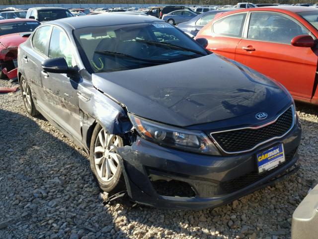 5XXGM4A72FG476523 - 2015 KIA OPTIMA LX BLUE photo 1