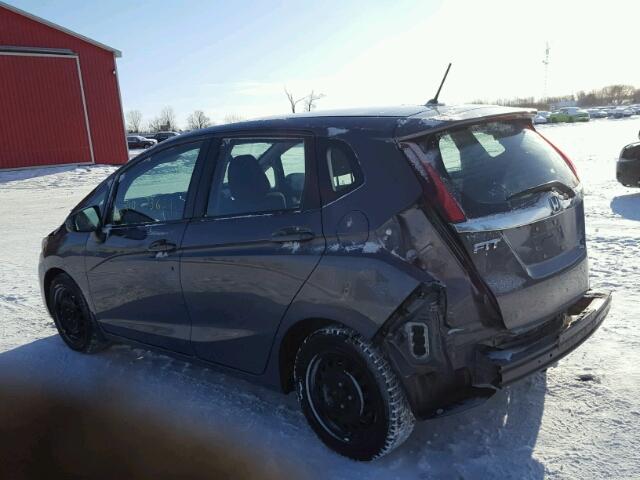 3HGGK5H87FM103083 - 2015 HONDA FIT EX GRAY photo 3