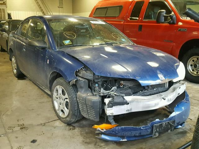 1G8AN12F75Z118444 - 2005 SATURN ION LEVEL BLUE photo 1