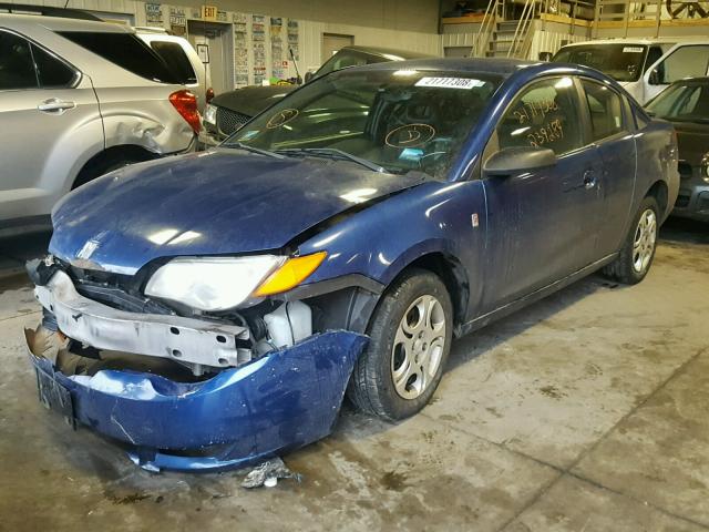 1G8AN12F75Z118444 - 2005 SATURN ION LEVEL BLUE photo 2
