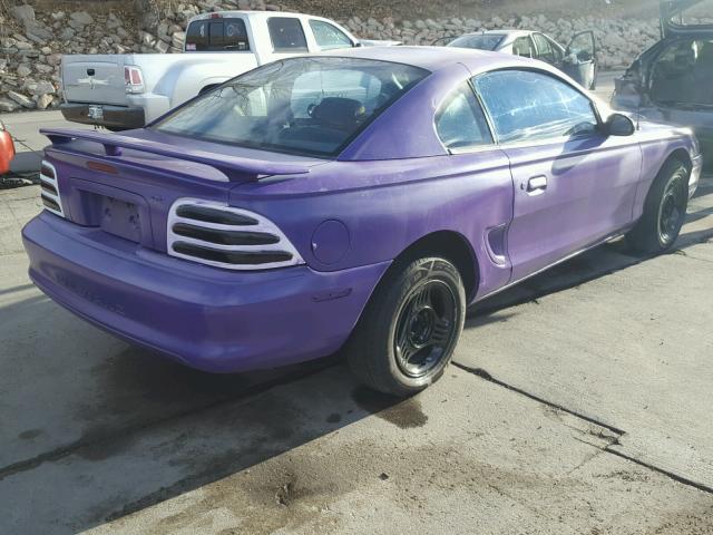 1FALP4044RF154553 - 1994 FORD MUSTANG PURPLE photo 4