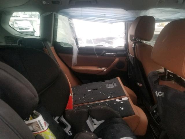 5UXWX9C51G0D78700 - 2016 BMW X3 XDRIVE2 შავი ფოტო 6