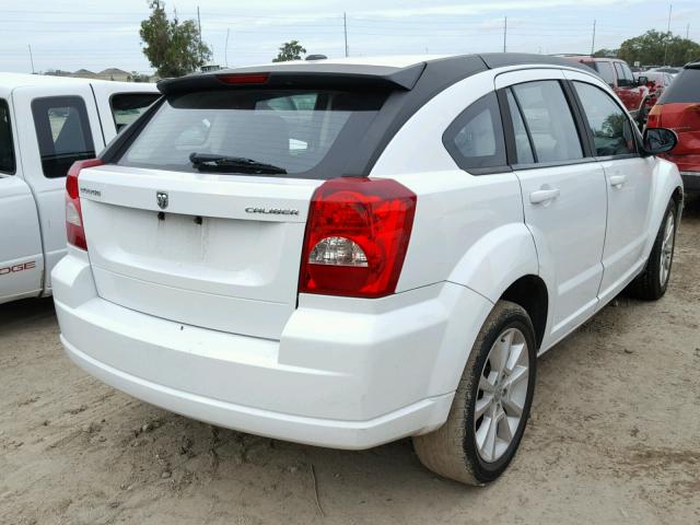 1B3CB5HA3BD160596 - 2011 DODGE CALIBER HE WHITE photo 4