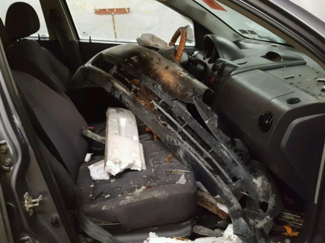 KL1TD66606B542025 - 2006 CHEVROLET AVEO BASE GRAY photo 5