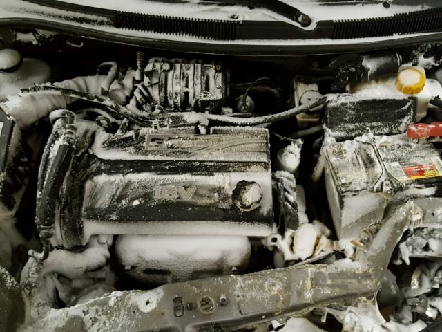 KL1TD66606B542025 - 2006 CHEVROLET AVEO BASE GRAY photo 7