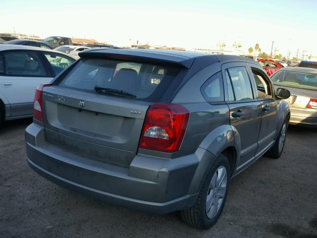 1B3HB48BX7D408567 - 2007 DODGE CALIBER SX TAN photo 4