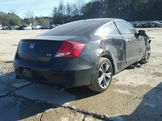 1HGCS2B89BA003306 - 2011 HONDA ACCORD EXL BLACK photo 4