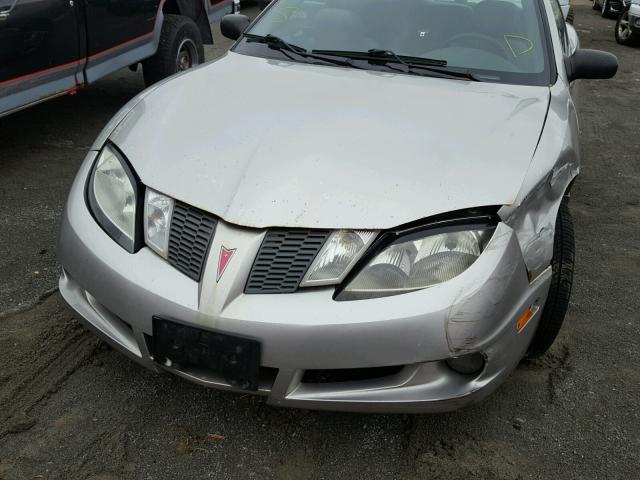 3G2JB12F55S106860 - 2005 PONTIAC SUNFIRE SILVER photo 9