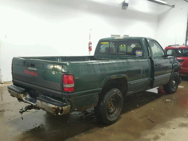 1B7HC16Y0WS739914 - 1998 DODGE RAM 1500 GREEN photo 4