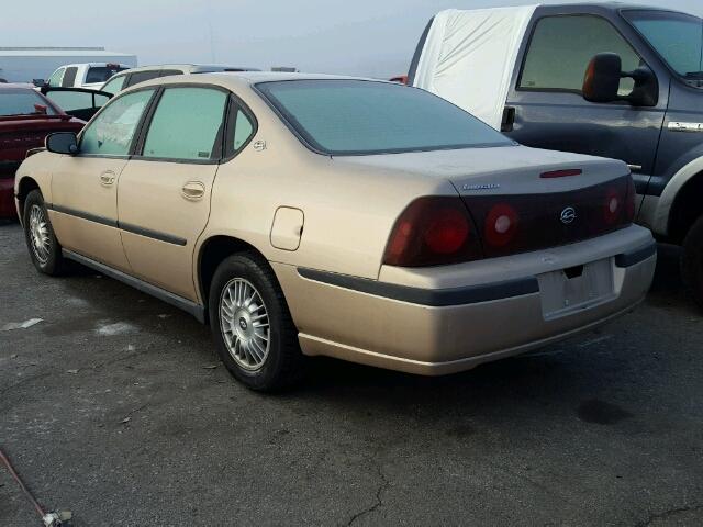 2G1WF52K2Y9178698 - 2000 CHEVROLET IMPALA 金色 照片 3