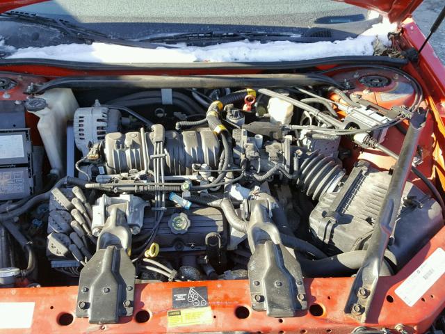 2G1WX15K419300291 - 2001 CHEVROLET MONTE CARL RED photo 7