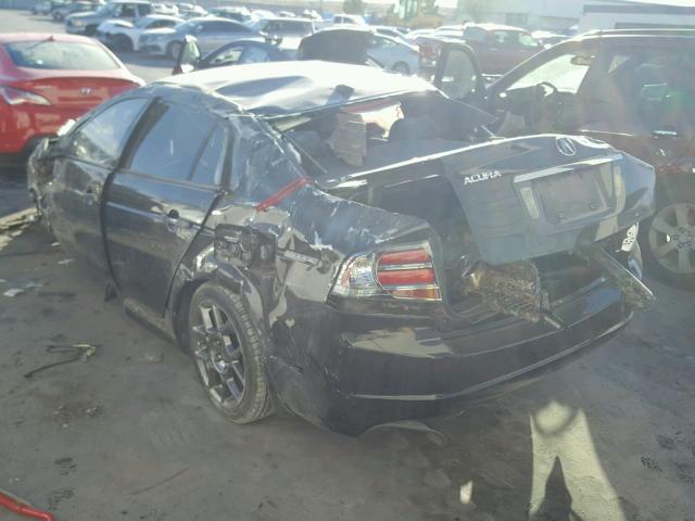 19UUA76538A055608 - 2008 ACURA TL TYPE S BLACK photo 3