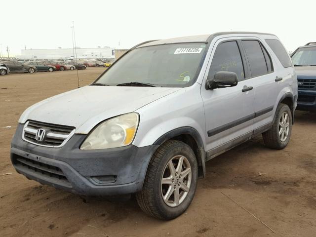 JHLRD68473C003182 - 2003 HONDA CR-V LX GREEN photo 2