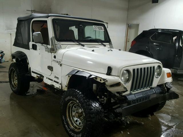 1J4FY29P6WP741391 - 1998 JEEP WRANGLER / WHITE photo 1