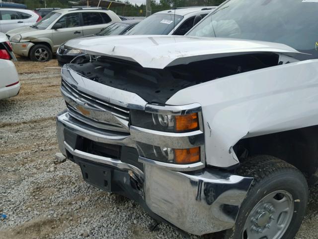 1GC1KUEG8FF107721 - 2015 CHEVROLET SILVERADO WHITE photo 9