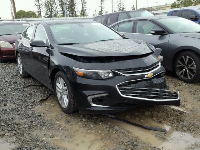 1G1ZD5ST6JF152047 - 2018 CHEVROLET MALIBU LT BLACK photo 1